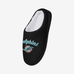 FOCO Miami Dolphins Womens Sherpa Lined Memory Foam Slipper 9 FOCO Miami Dolphins Womens Sherpa Lined Memory Foam Slipper -FOCO Shop SLPWMNFSHMFMD g3
