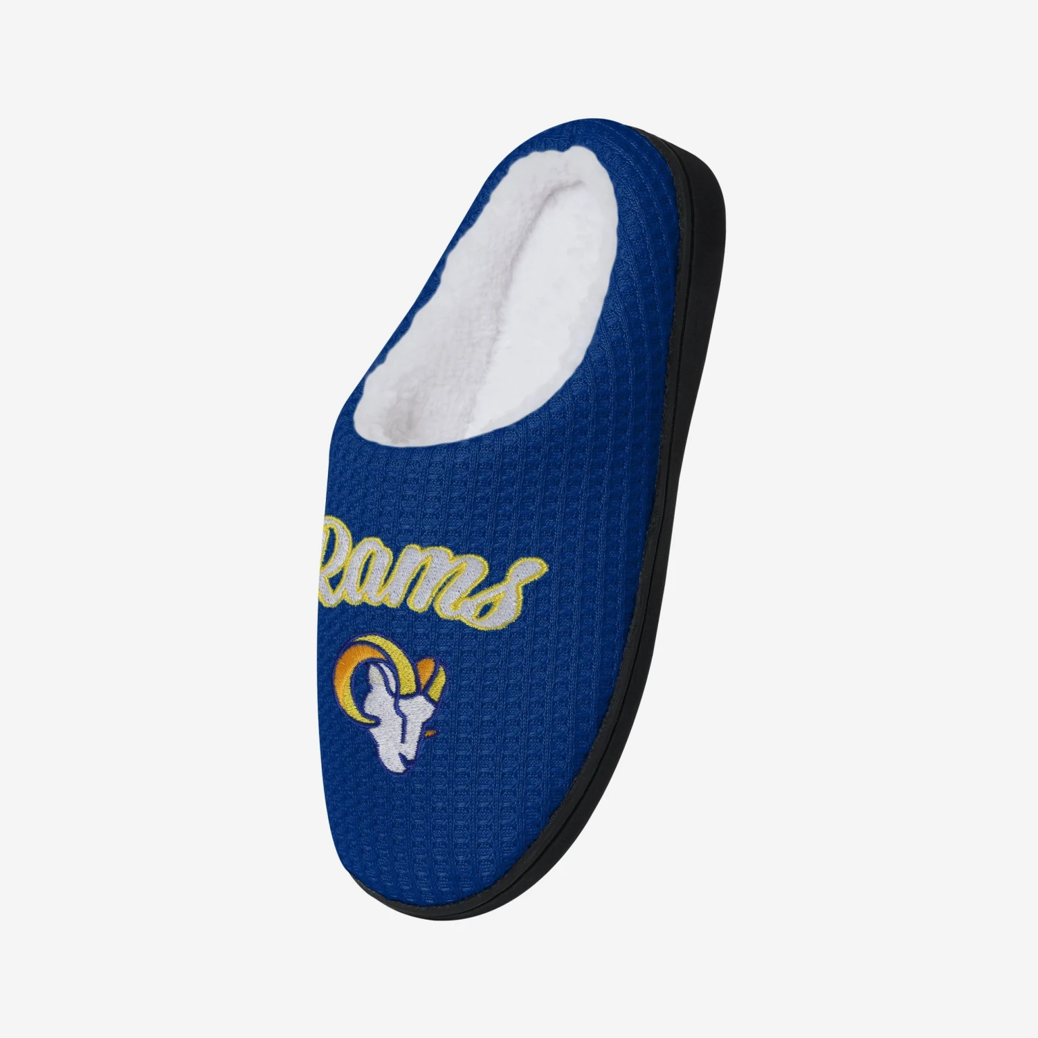 FOCO Los Angeles Rams Womens Sherpa Lined Memory Foam Slipper 5 FOCO Los Angeles Rams Womens Sherpa Lined Memory Foam Slipper - Image 3