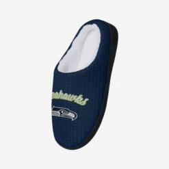 FOCO Seattle Seahawks Womens Sherpa Lined Memory Foam Slipper -FOCO Shop SLPWMNFSHMFSS g3