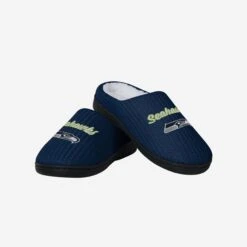 FOCO Seattle Seahawks Womens Sherpa Lined Memory Foam Slipper -FOCO Shop SLPWMNFSHMFSS g4