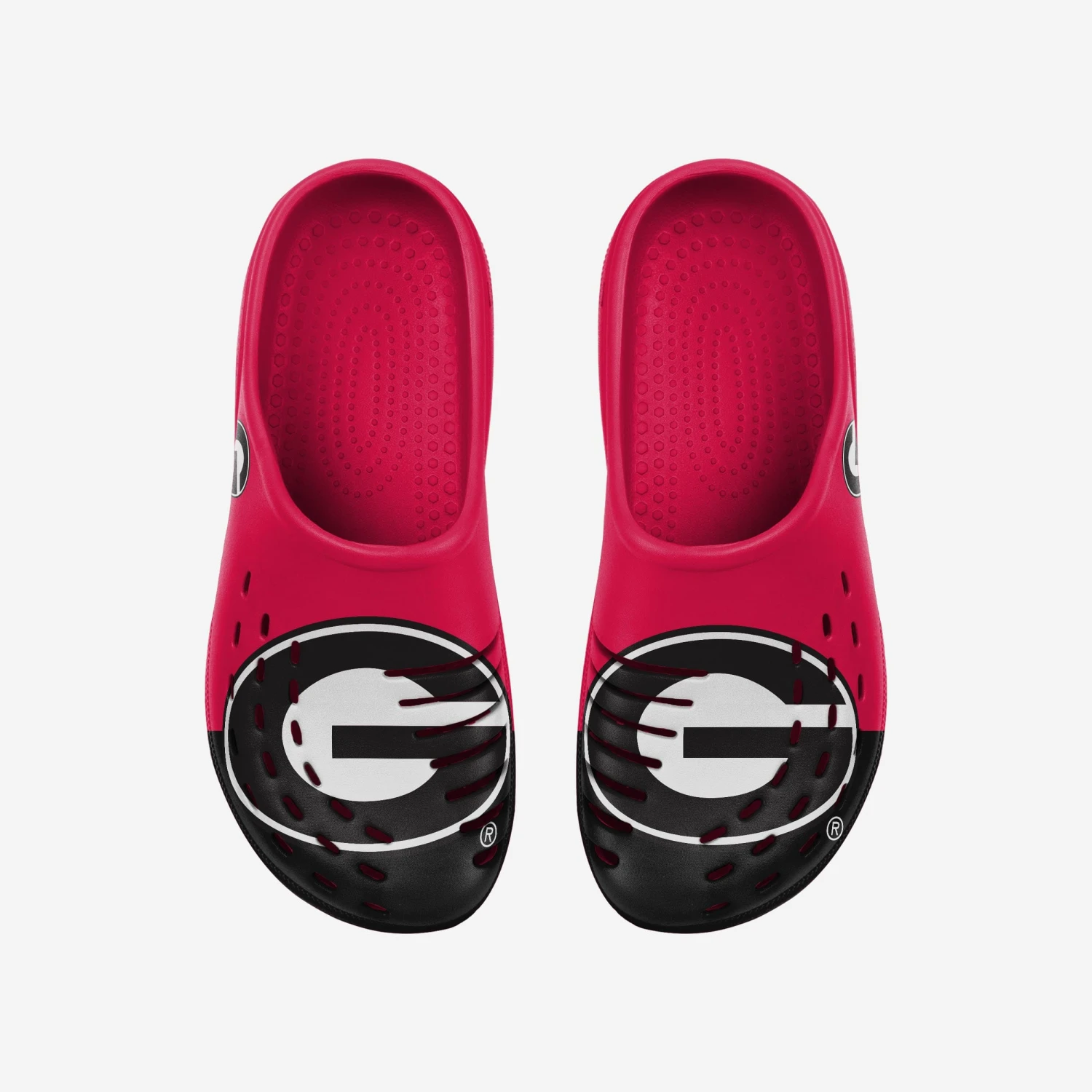 FOCO Georgia Bulldogs Colorblock Big Logo Clog 6 FOCO Georgia Bulldogs Colorblock Big Logo Clog - Image 4