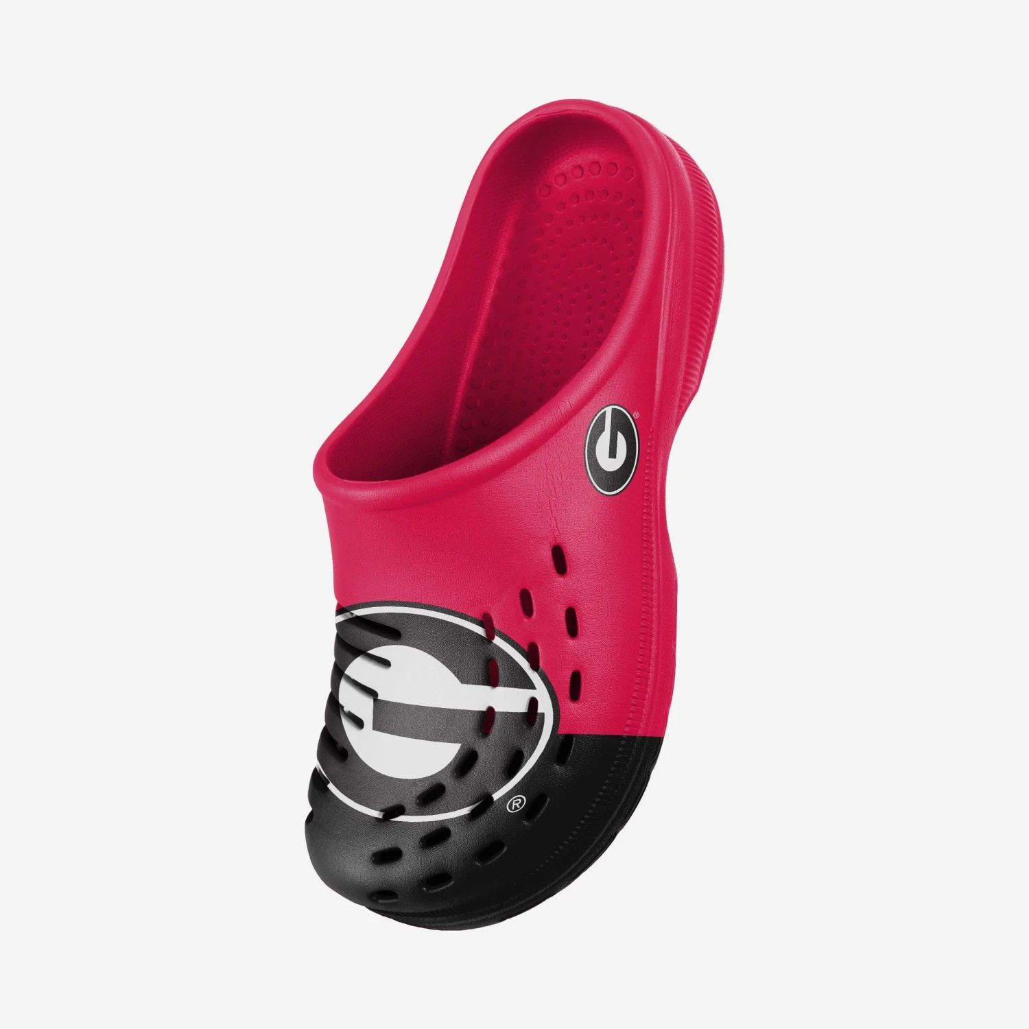 FOCO Georgia Bulldogs Colorblock Big Logo Clog 4 FOCO Georgia Bulldogs Colorblock Big Logo Clog - Image 2