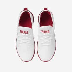 FOCO Alabama Crimson Tide Gradient Midsole White Sneakers -FOCO Shop SNMNNCSMUWHTALB g4