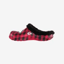 FOCO Kansas City Chiefs Sherpa Lined Buffalo Check Clog