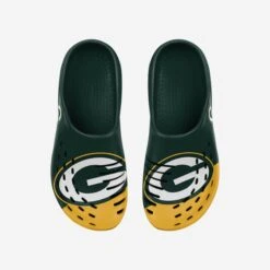 FOCO Green Bay Packers Colorblock Big Logo Clog -FOCO Shop SNMNNFCBLMDGGP g4