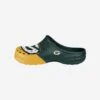 FOCO Green Bay Packers Colorblock Big Logo Clog -FOCO Shop SNMNNFCBLMDGGP p