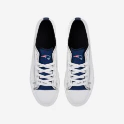 FOCO New England Patriots Low Top White Canvas Shoe 9 FOCO New England Patriots Low Top White Canvas Shoe -FOCO Shop SNMNNFLTWHTNP g3