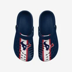 FOCO Houston Texans Team Stripe Clog With Strap -FOCO Shop SNMNNFTSMDGSTHT g4