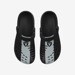 FOCO Las Vegas Raiders Team Stripe Clog With Strap -FOCO Shop SNMNNFTSMDGSTOR g4
