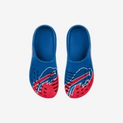 FOCO Buffalo Bills Youth Colorblock Big Logo Clog -FOCO Shop SNNFCBLMDG816BB g4