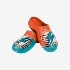 FOCO Miami Dolphins Youth Colorblock Big Logo Clog 9 FOCO Miami Dolphins Youth Colorblock Big Logo Clog -FOCO Shop SNNFCBLMDG816MD g3