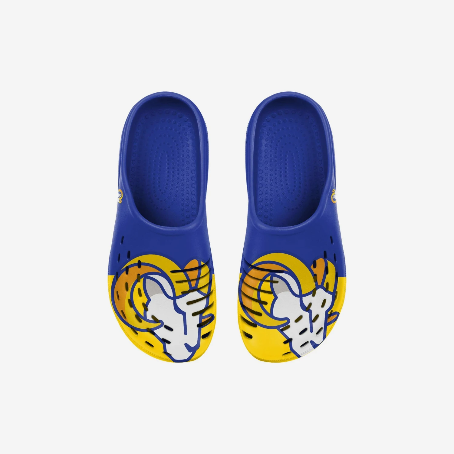 FOCO Los Angeles Rams Youth Colorblock Big Logo Clog 6 FOCO Los Angeles Rams Youth Colorblock Big Logo Clog - Image 4