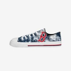 FOCO Boston Red Sox Womens Low Top Tie-Dye Canvas Shoe