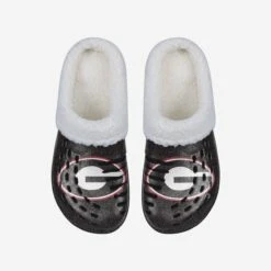 FOCO Georgia Bulldogs Womens Sherpa Lined Glitter Clog 10 FOCO Georgia Bulldogs Womens Sherpa Lined Glitter Clog -FOCO Shop SNWMNCGLTMDGGA g4