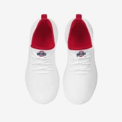 FOCO Ohio State Buckeyes Womens Midsole White Sneaker -FOCO Shop SNWMNCSMUWHTOH g4