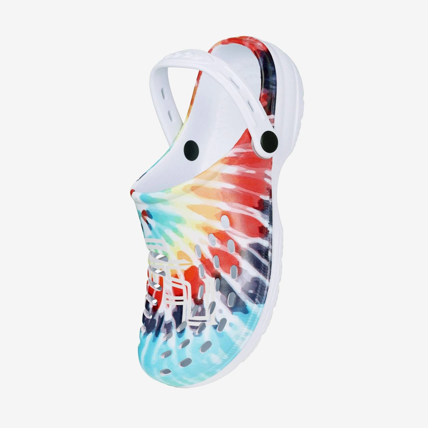 FOCO Florida State Seminoles Womens Tie-Dye Clog With Strap 4 FOCO Florida State Seminoles Womens Tie-Dye Clog With Strap - Image 2