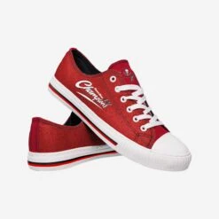 FOCO Tampa Bay Buccaneers Super Bowl LV Champions Womens Glitter Low Top Canvas Shoe -FOCO Shop SNWMNFGLCHSB55TB g3