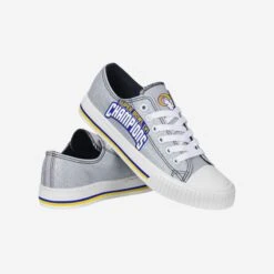FOCO Los Angeles Rams Super Bowl LVI Champions Glitter Low Top Canvas Shoe 9 FOCO Los Angeles Rams Super Bowl LVI Champions Glitter Low Top Canvas Shoe -FOCO Shop SNWMNFLGCHSB56SR g3
