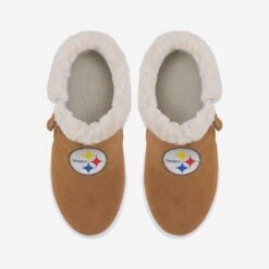 FOCO Pittsburgh Steelers Womens Fuzzy Brim Zipper Boot -FOCO Shop SNWMNFSHZPPS g4