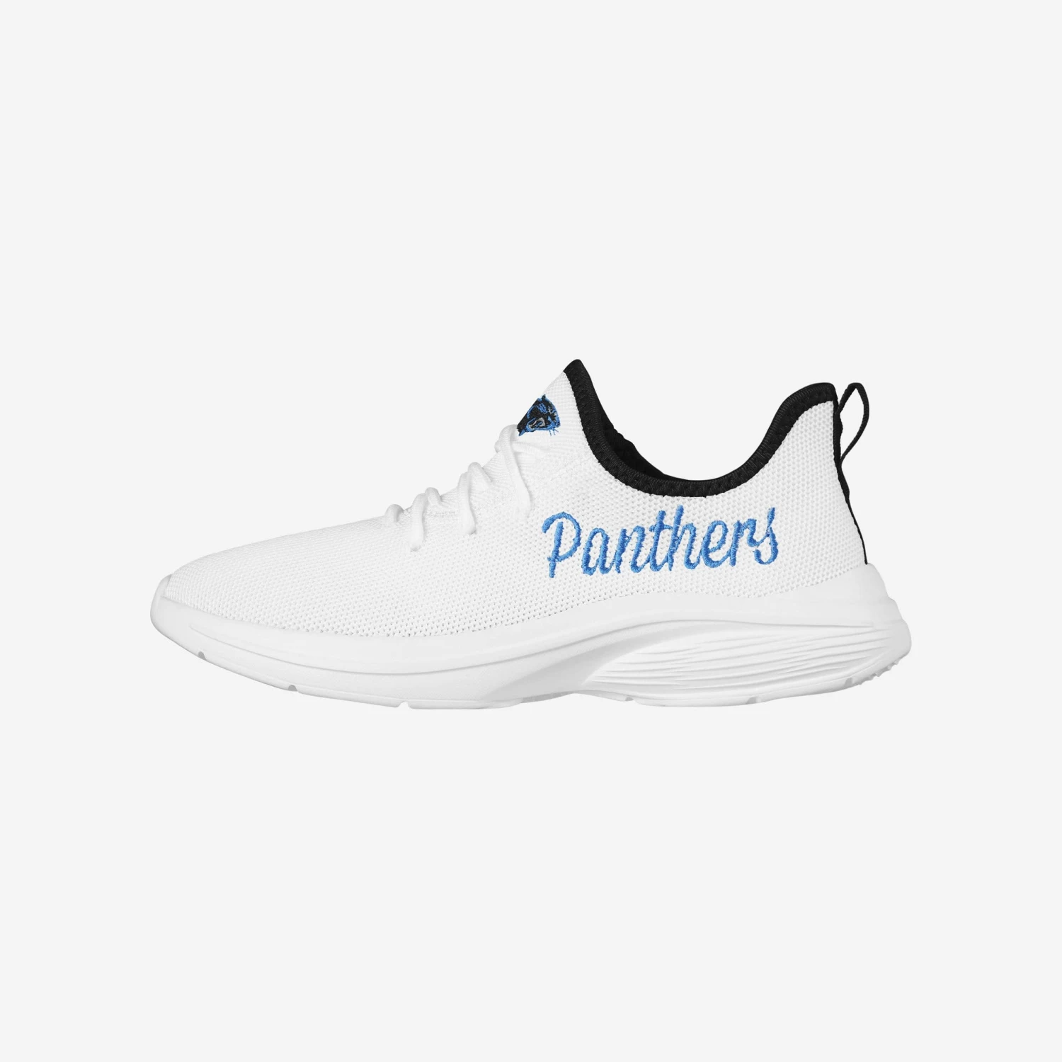 FOCO Carolina Panthers Womens Midsole White Sneakers 3 FOCO Carolina Panthers Womens Midsole White Sneakers