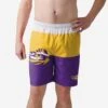 FOCO LSU Tigers 3 Stripe Big Logo Swimming Trunks 1 FOCO LSU Tigers 3 Stripe Big Logo Swimming Trunks -FOCO Shop SRTNC3SBLTSMTKLSU p
