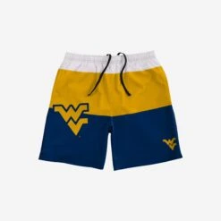 FOCO West Virginia Mountaineers 3 Stripe Big Logo Swimming Trunks 7 FOCO West Virginia Mountaineers 3 Stripe Big Logo Swimming Trunks -FOCO Shop SRTNC3SBLTSMTKWV g3