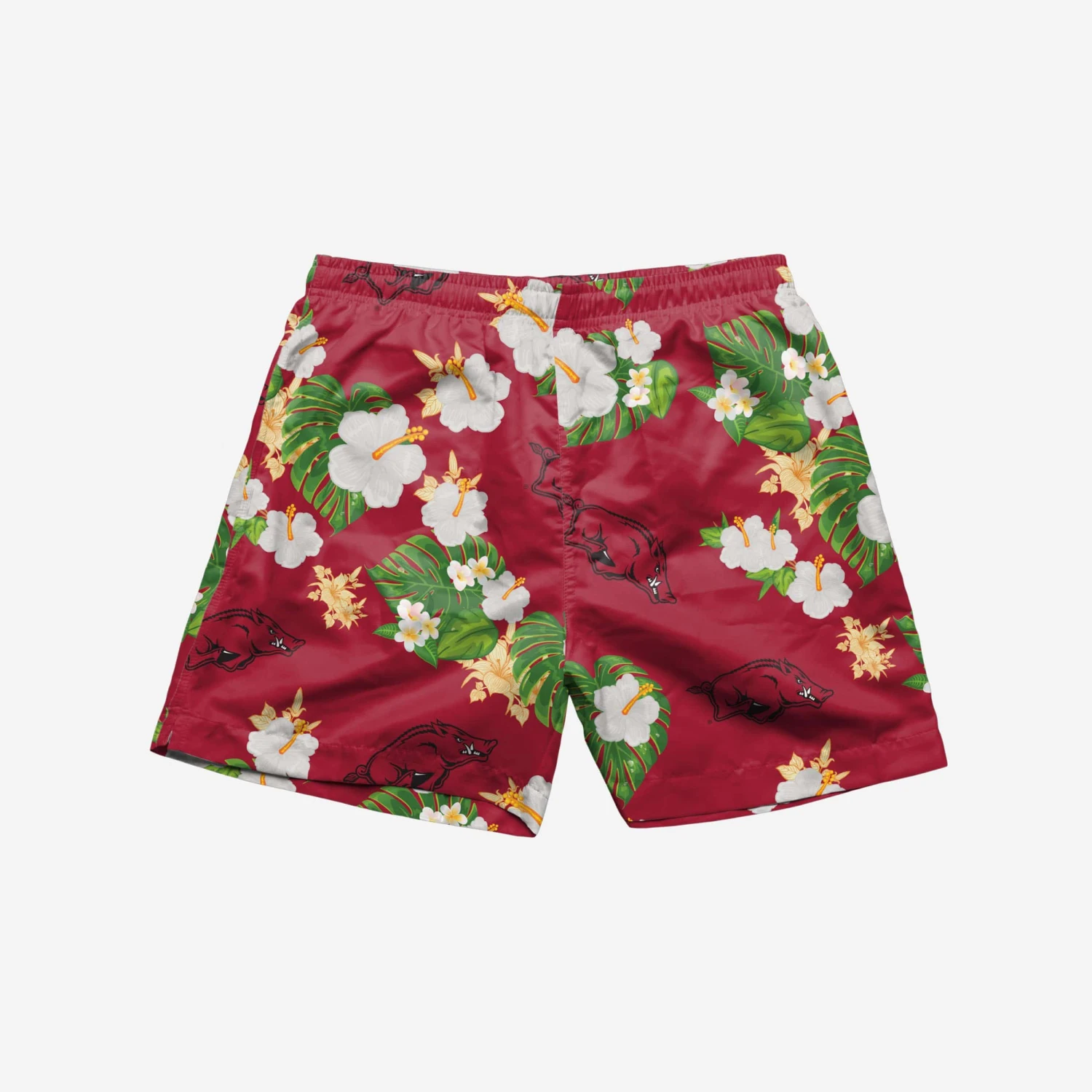 FOCO Arkansas Razorbacks Floral Swimming Trunks 5 FOCO Arkansas Razorbacks Floral Swimming Trunks - Image 3