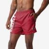 FOCO Atlanta Falcons Solid Wordmark 5.5" Swimming Trunks