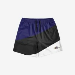 FOCO Baltimore Ravens Colorblock Double Down Liner Training Shorts -FOCO Shop SRTNFCBTRLNBRV g3