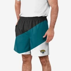 FOCO Jacksonville Jaguars Colorblock Double Down Liner Training Shorts