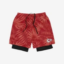FOCO Kansas City Chiefs Floral Black Liner Shorts -FOCO Shop SRTNFFLRBKLNKC g3
