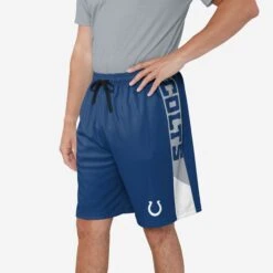 FOCO Indianapolis Colts Side Stripe Training Shorts