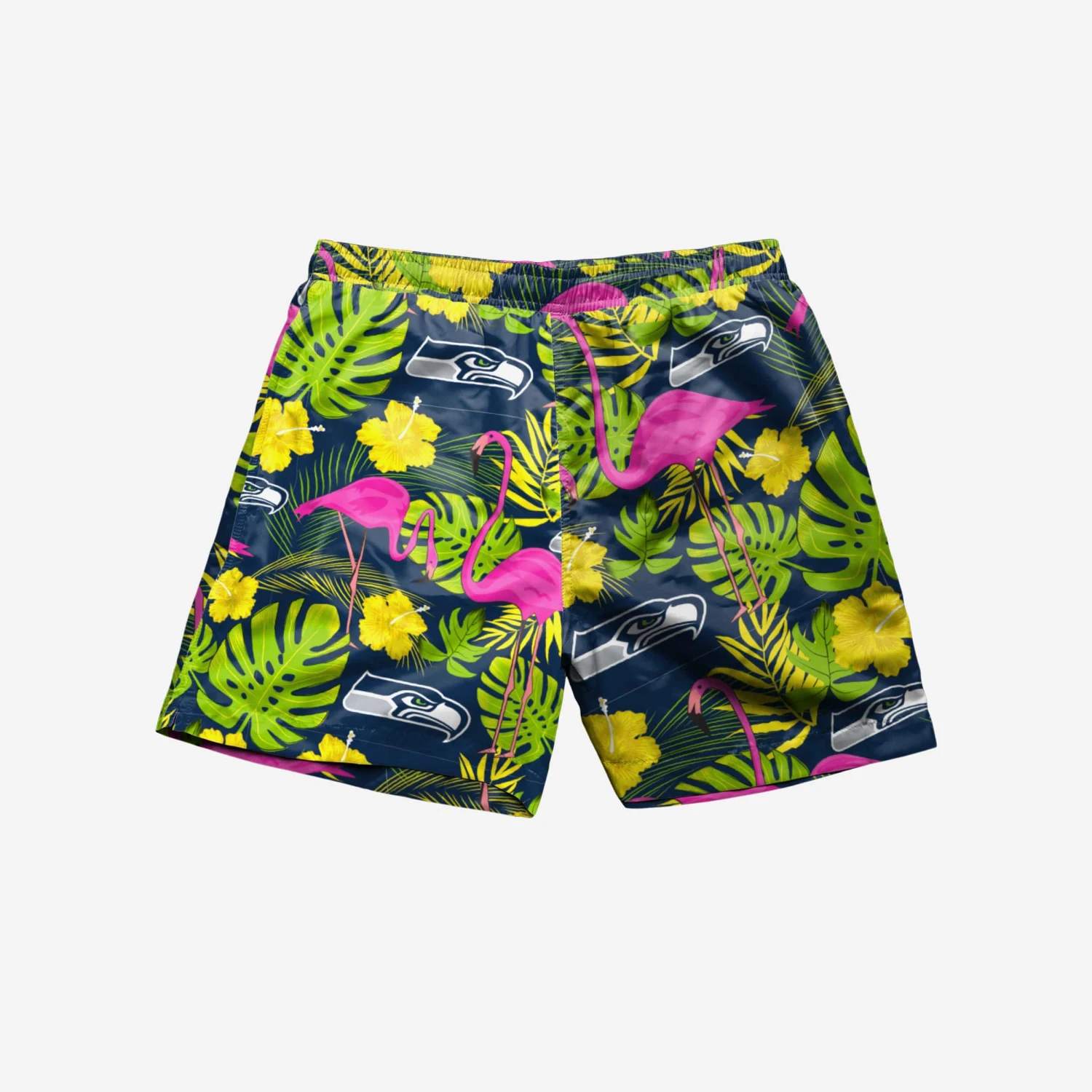 FOCO Seattle Seahawks Highlights Swimming Trunks 4 FOCO Seattle Seahawks Highlights Swimming Trunks - Image 2