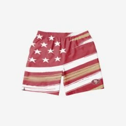 FOCO San Francisco 49ers Americana Swimming Trunks -FOCO Shop SRTNFSMTKAMERTDSF g3