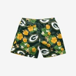 FOCO Green Bay Packers Floral Swimming Trunks 7 FOCO Green Bay Packers Floral Swimming Trunks -FOCO Shop SRTNFSMTKFLRLGP g3