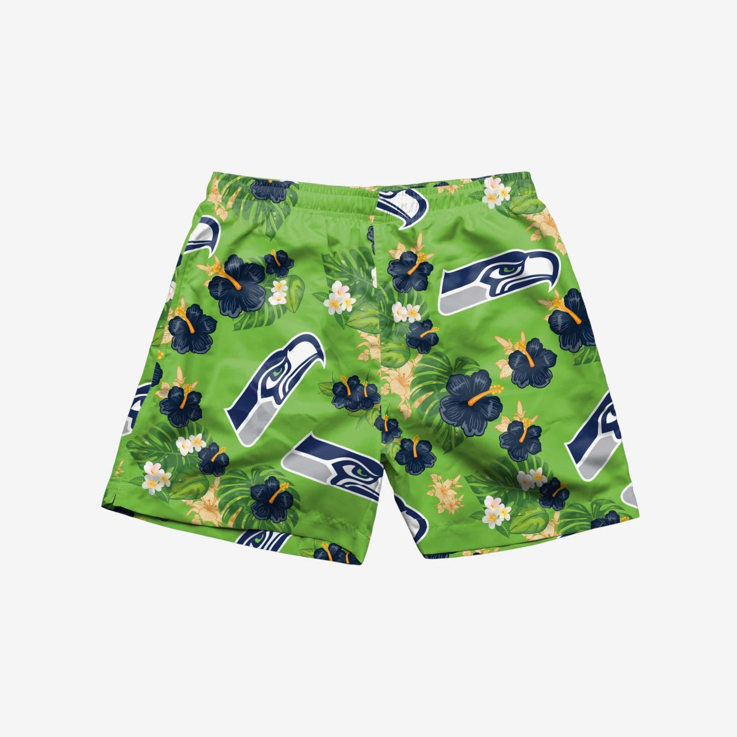 FOCO Seattle Seahawks Floral Swimming Trunks 5 FOCO Seattle Seahawks Floral Swimming Trunks - Image 3