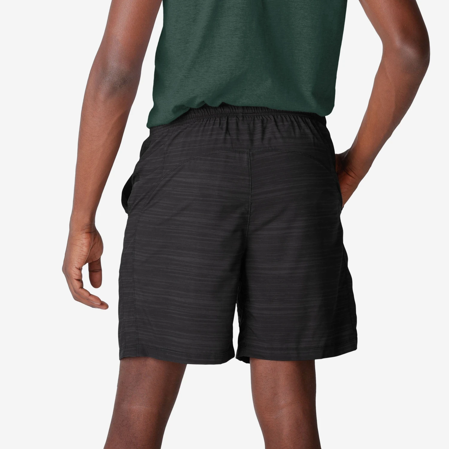 FOCO Green Bay Packers Heathered Black Woven Liner Shorts 4 FOCO Green Bay Packers Heathered Black Woven Liner Shorts - Image 2