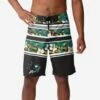 FOCO San Jose Sharks Floral Stripe Boardshorts