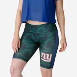 FOCO New York Giants Womens Camo Bike Shorts