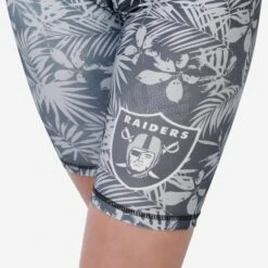 FOCO Las Vegas Raiders Womens Floral Bike Shorts -FOCO Shop SRTWMNFFLRBKOR g3