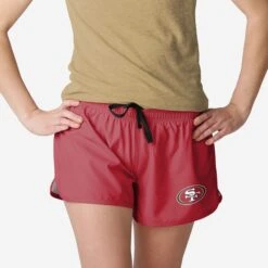 FOCO San Francisco 49ers Womens Solid Running Shorts
