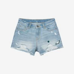 FOCO Philadelphia Eagles Womens Team Logo Denim Shorts -FOCO Shop SRTWMNFTLDNMPE g3