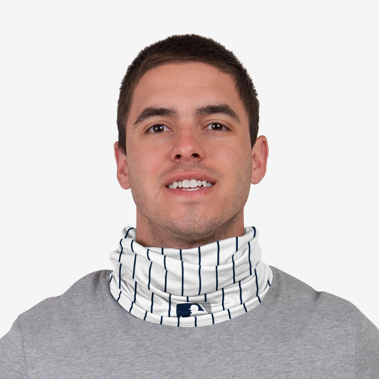 FOCO DJ LeMahieu New York Yankees On-Field Gameday Pinstripe Stitched Gaiter Scarf 4 FOCO DJ LeMahieu New York Yankees On-Field Gameday Pinstripe Stitched Gaiter Scarf - Image 2
