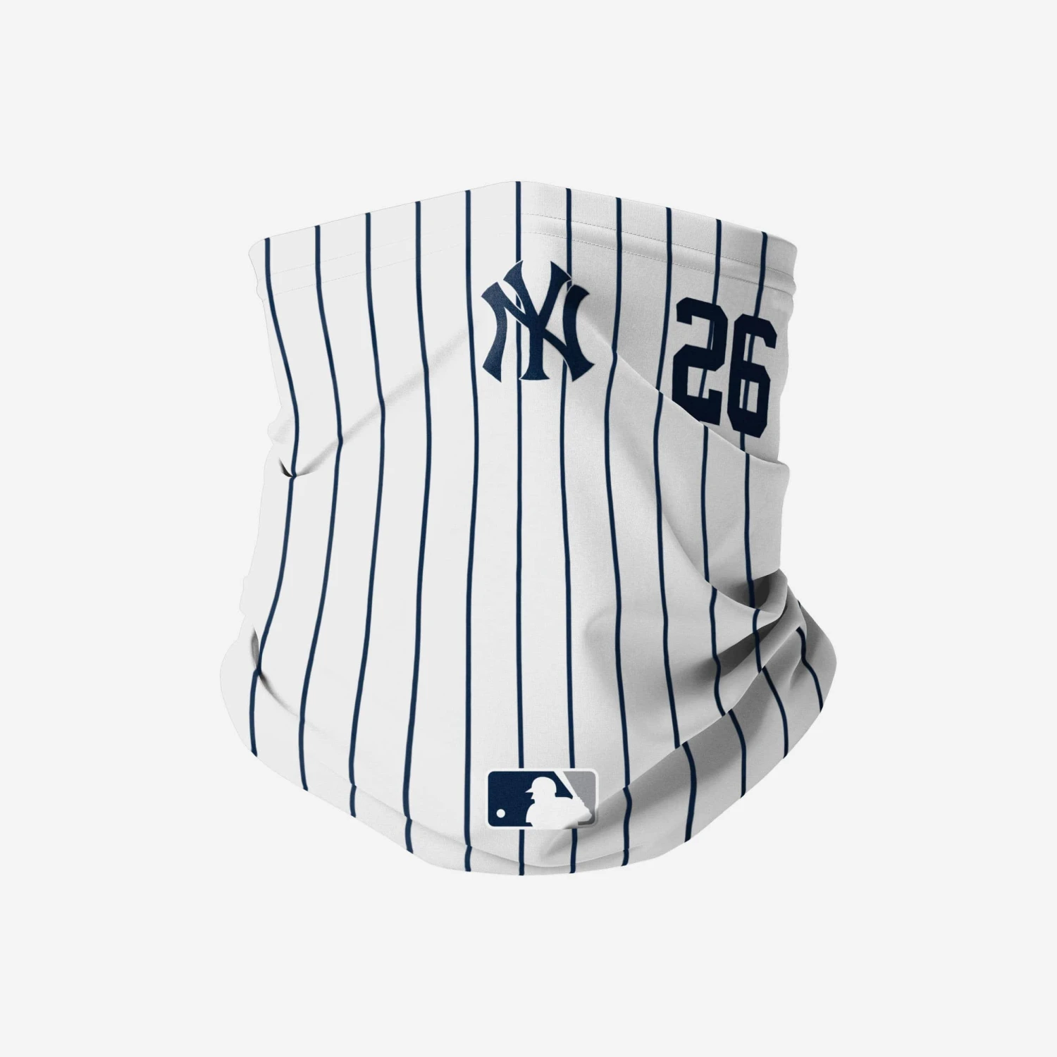 FOCO DJ LeMahieu New York Yankees On-Field Gameday Pinstripe Stitched Gaiter Scarf 3 FOCO DJ LeMahieu New York Yankees On-Field Gameday Pinstripe Stitched Gaiter Scarf