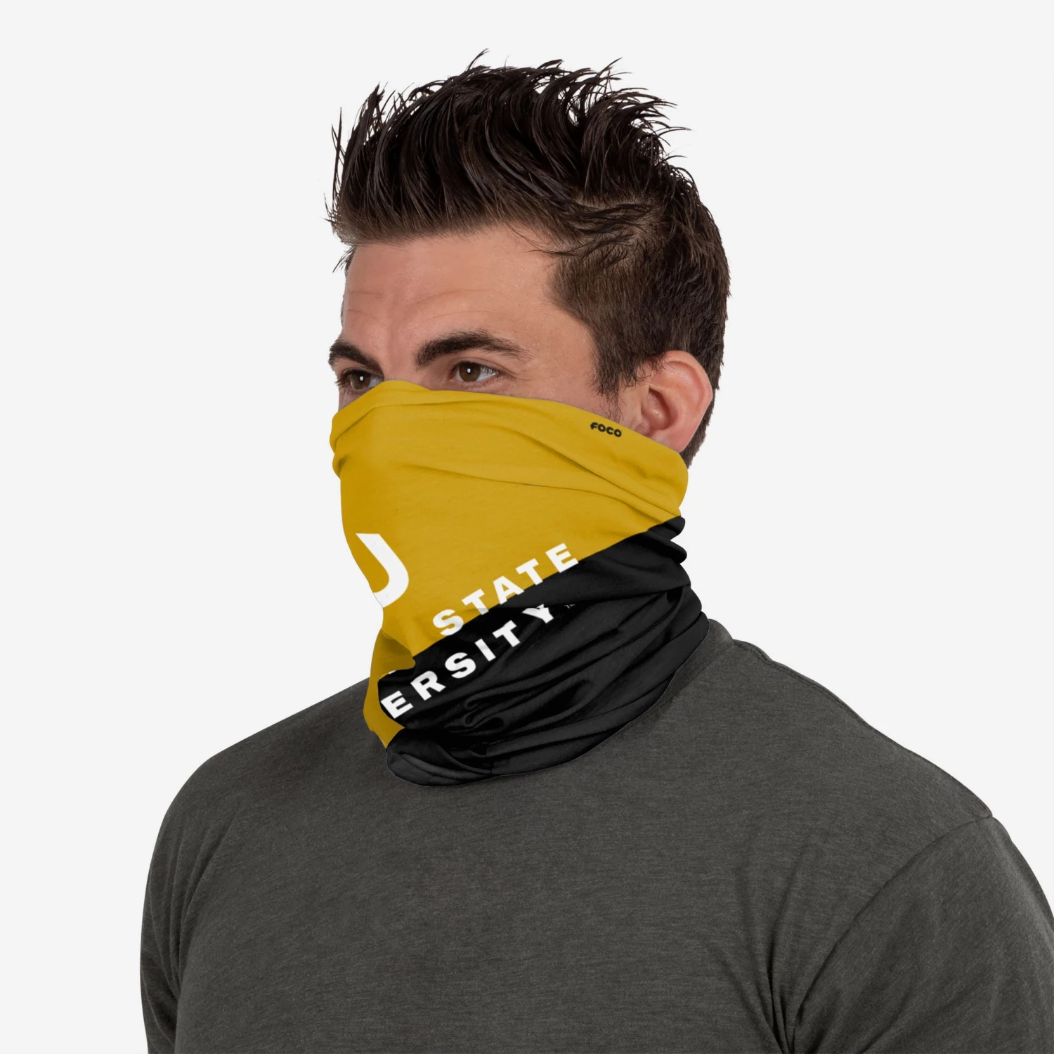 FOCO Alabama State Hornets Big Logo Gaiter Scarf 6 FOCO Alabama State Hornets Big Logo Gaiter Scarf - Image 4