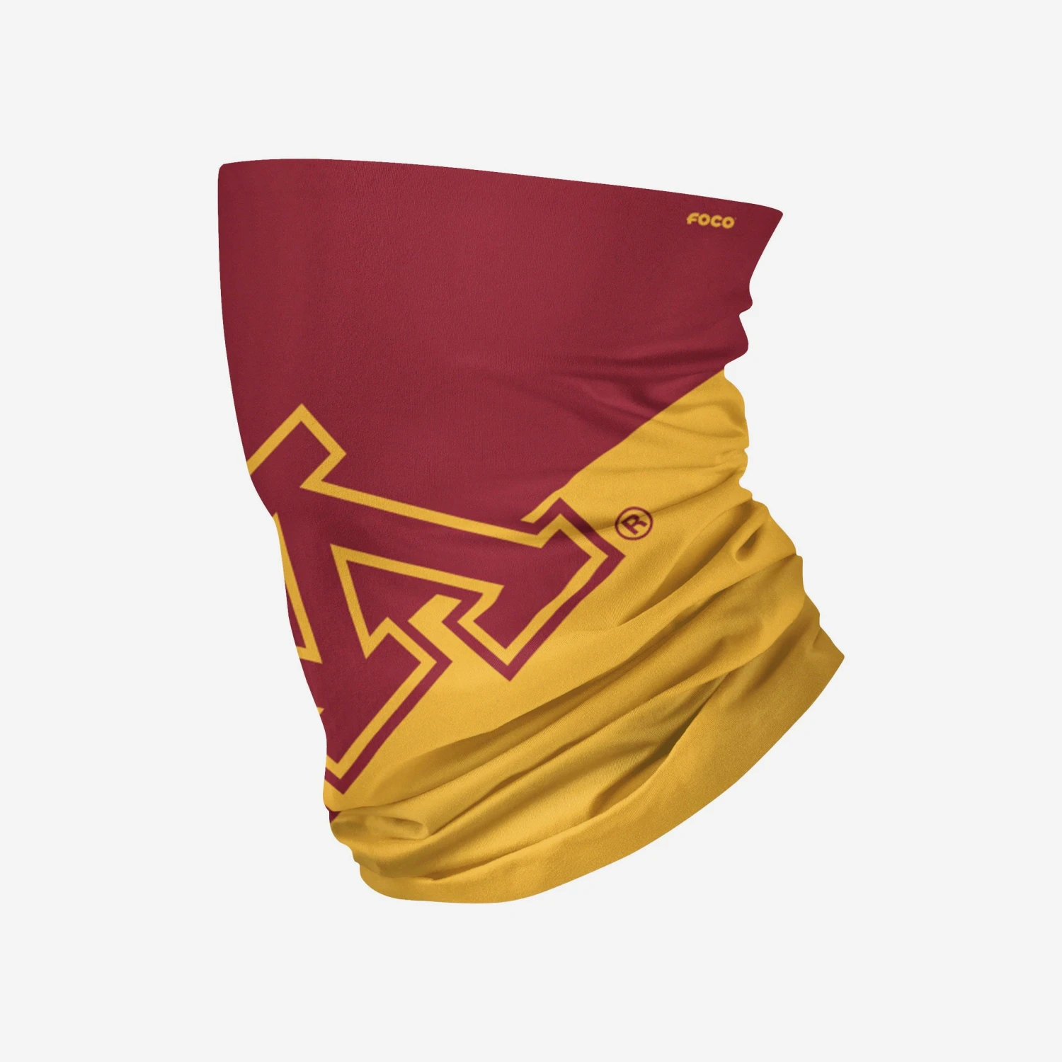 FOCO Minnesota Golden Gophers Big Logo Gaiter Scarf 3 FOCO Minnesota Golden Gophers Big Logo Gaiter Scarf
