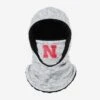FOCO Nebraska Cornhuskers Heather Grey Big Logo Hooded Gaiter -FOCO Shop SVNCHTGHDFCNE p