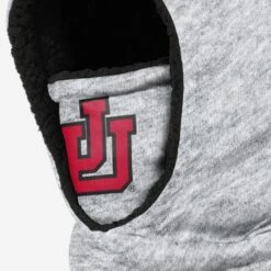 FOCO Utah Utes Heather Grey Big Logo Hooded Gaiter -FOCO Shop SVNCHTGHDFCUT g3