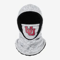 FOCO Utah Utes Heather Grey Big Logo Hooded Gaiter