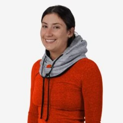 FOCO Cleveland Browns Heather Gray Drawstring Hooded Gaiter Scarf 10 FOCO Cleveland Browns Heather Gray Drawstring Hooded Gaiter Scarf -FOCO Shop SVNFDSHGHDFCCL g4